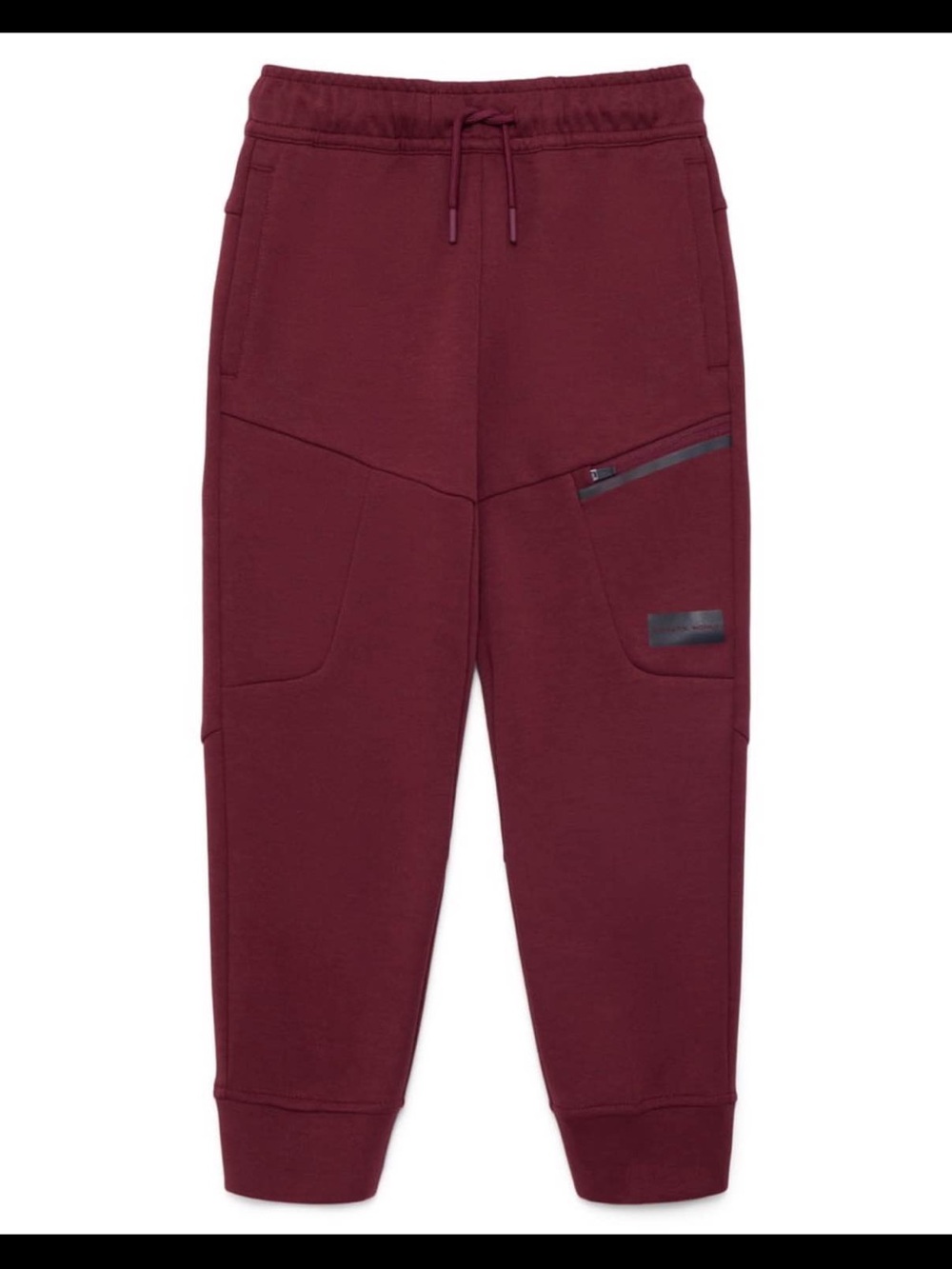 Kids Maroon Jogger Sweatpants - Brand Unspecified